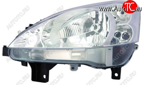 9 549 р. Левая фара (c электрокорректором) DEPO  Peugeot Partner  Tepee (2008-2012)  с доставкой в г. Вологда
