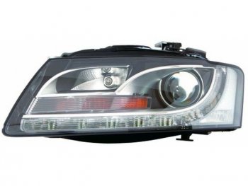 Левая фара (с электрокорректором, ксенон) DEPO Audi A5  8T (2007-2011) дорестайлинг, лифтбэк