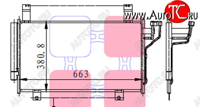 6 449 р. CX5 КОНДЕНСАТОР КОНДИЦ BODYPARTS mzcx512-931  с доставкой в г. Вологда