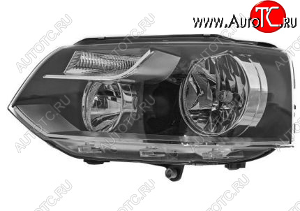 12 499 р. Левая фара (c электрокорректором) DEPO  Volkswagen Transporter  T5 (2009-2015) рестайлинг  с доставкой в г. Вологда