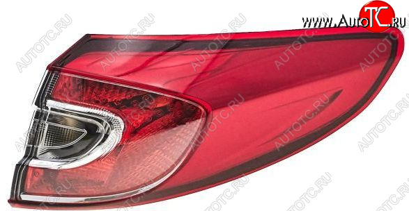 4 549 р. Правый фонарь DEPO  Renault Megane  седан (2013-2016)  рестайлинг  с доставкой в г. Вологда