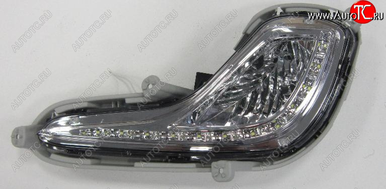3 099 р. Левая противотуманная фара (диодная) BODYPARTS  Hyundai Solaris  RBr (2010-2014) седан дорестайлинг  с доставкой в г. Вологда