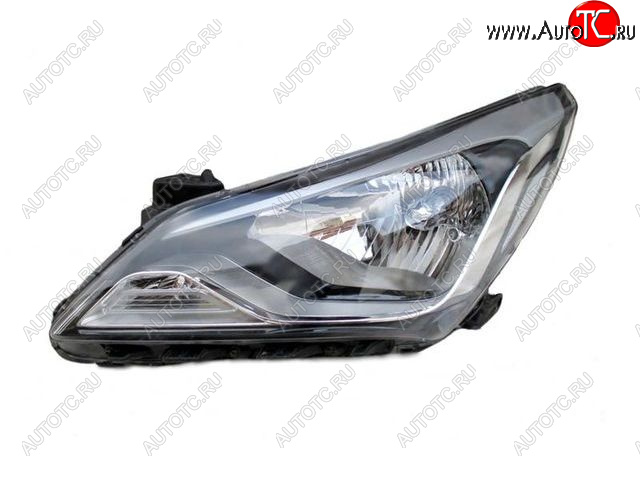 4 999 р. Левая фара (корректор) BODYPARTS  Hyundai Solaris  RBr (2014-2017) седан рестайлинг  с доставкой в г. Вологда