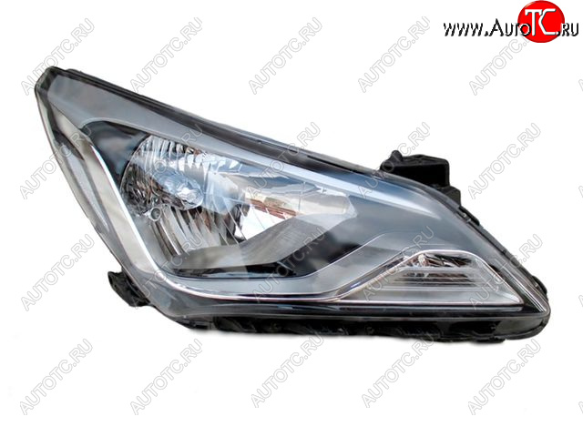 11 349 р. Правая фара (под корректор) DEPO  Hyundai Solaris  RBr (2014-2017) седан рестайлинг  с доставкой в г. Вологда