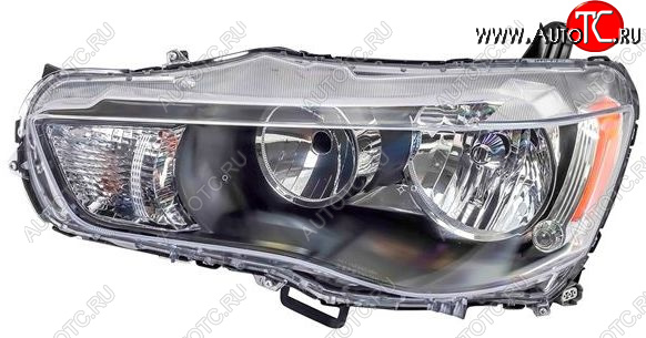 19 549 р. Левая фара (под корректор) DEPO Mitsubishi Outlander XL (CW)  рестайлинг (2010-2013)  с доставкой в г. Вологда