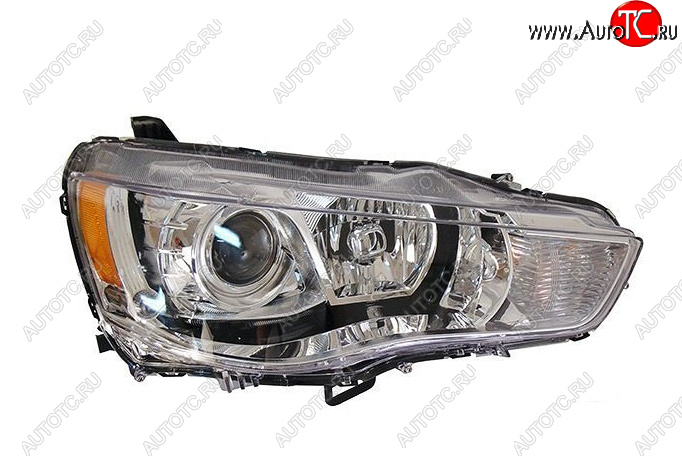 12 299 р. Правая фара (с электрокорректором, линзован) BODYPARTS Mitsubishi Outlander XL (CW)  рестайлинг (2010-2013)  с доставкой в г. Вологда