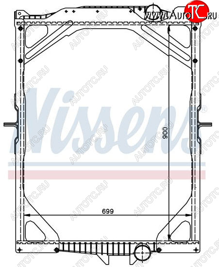 12 699 р. FHFM (900 x 728 mm) РАДИАТОР ОХЛАЖДЕН (см.каталог) BODYPARTS vv0fh97-910  с доставкой в г. Вологда