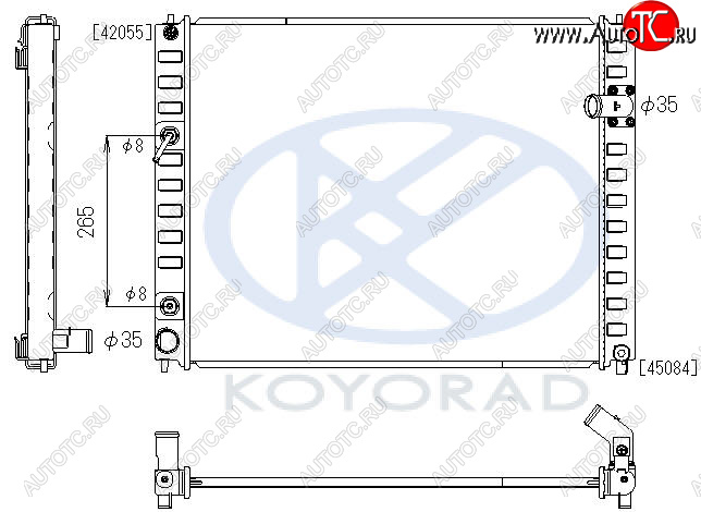 16 249 р. FX35 {EX35 09-} РАДИАТОР ОХЛАЖДЕН AT (KOYO) KOYORAD ifx3508-910  с доставкой в г. Вологда