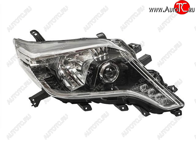 17 499 р. Правая фара (под корректор, диодная) BODYPARTS Toyota Land Cruiser Prado J150 1-ый рестайлинг (2013-2017)  с доставкой в г. Вологда