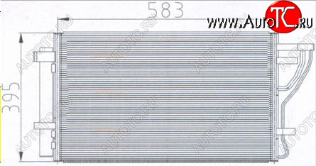 4 199 р. CERATO КОНДЕНСАТОР КОНДИЦ BODYPARTS kacet09-931  с доставкой в г. Вологда