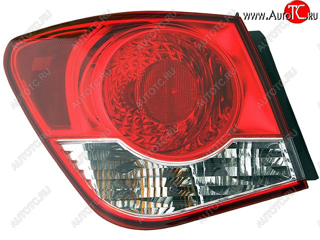 6 849 р. Левый фонарь DEPO Chevrolet Cruze J300 седан дорестайлинг (2009-2012)  с доставкой в г. Вологда