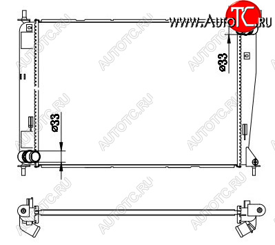 5 199 р. SOUL РАДИАТОР ОХЛАЖДЕН 2 MT BODYPARTS kasol10-912  с доставкой в г. Вологда
