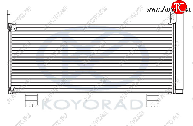 12 949 р. RX270350450h КОНДЕНСАТОР КОНДИЦ (KOYO) KOYORAD lxrx409-930  с доставкой в г. Вологда