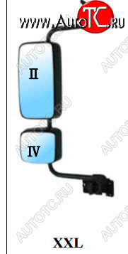 11 899 р. TGA {TGM 06-TGL 05-TGA XXL 00-} ЗЕРКАЛО ЛЕВ В СБОРЕ С КРОНШТЕЙН ВЕРХН ЭЛЕКТР , НИЖН МЕХАН С ПОДОГРЕВ (DEPO) DEPO matga00-455-l  с доставкой в г. Вологда