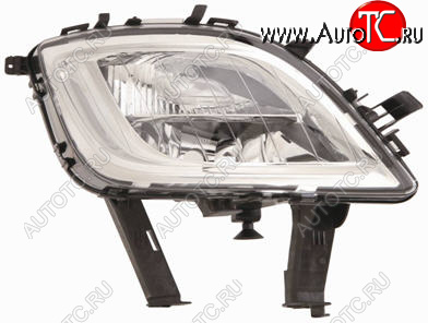 4 649 р. Противотуманная фара правая DEPO  Opel Astra  J (2012-2015) седан рестайлинг (хром)  с доставкой в г. Вологда
