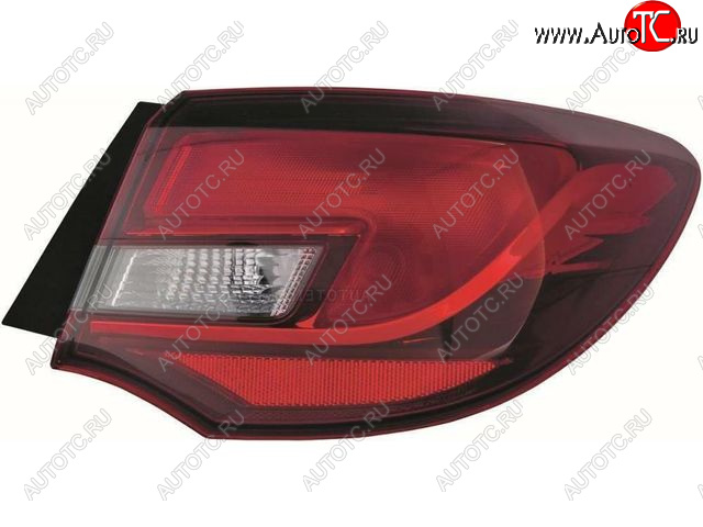 6 649 р. Правый фонарь DEPO Opel Astra J хэтчбек 5 дв.  рестайлинг (2012-2017)  с доставкой в г. Вологда