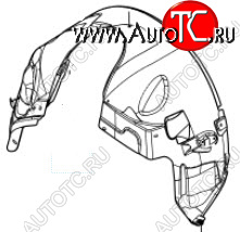 3 699 р. Левый подкрылок передний BODYPARTS  Land Rover Freelander  1 (1997-2006)  с доставкой в г. Вологда