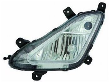 Противотуманная фара левая DEPO Hyundai Elantra MD дорестайлинг (2010-2013) (+ходовые огни)