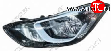 11 699 р. Левая фара (под корректор) DEPO  Hyundai Elantra  MD (2013-2016) рестайлинг  с доставкой в г. Вологда