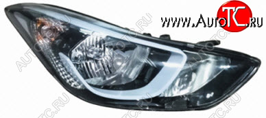 11 699 р. Правая фара (под корректор) DEPO Hyundai Avante (2010-2013)  с доставкой в г. Вологда