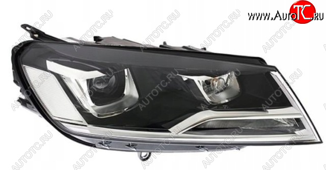 29 199 р. Правая фара (c электрокорректором, ксенон) DEPO Volkswagen Touareg NF рестайлинг (2014-2018)  с доставкой в г. Вологда