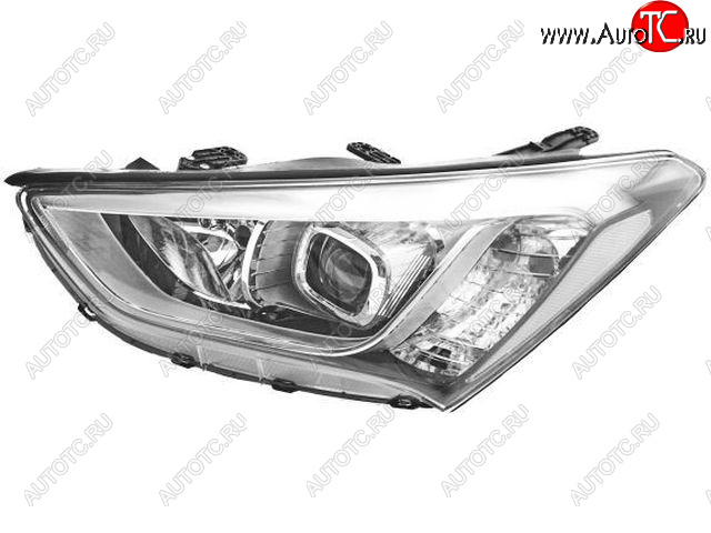 20 599 р. Левая фара (под корректор, диодная) BodyParts  Hyundai Santa Fe  DM (2012-2016) дорестайлинг  с доставкой в г. Вологда