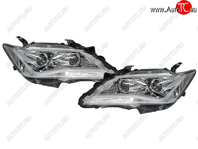 32 999 р. CAMRY ФАРА Л+П (КОМПЛЕКТ) ТЮНИНГ ЛИНЗОВАН (DEVIL EYES) С СВЕТЯЩ.СЕКЦИЯМИ РЕГ.МОТОР (EAGLE EYES) ВНУТРИ ХРОМ EAGLE EYES tycam11-004h-n  с доставкой в г. Вологда
