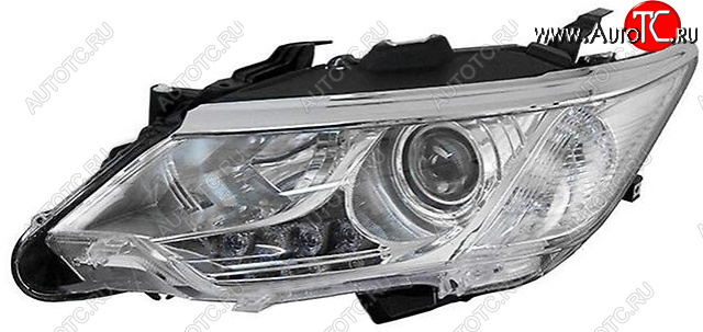 21 999 р. Левая фара (с электрокорректором, линзован) Bodyparts Toyota Camry XV50 дорестайлинг (2011-2014)  с доставкой в г. Вологда