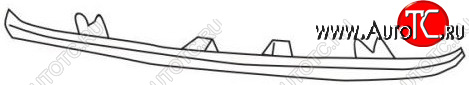 949 р. SIERRA ПЛАНКА-ФАРТУК ПОД РЕШЕТКУ (Тайвань) ЧЕРН API fdsie91-140b  с доставкой в г. Вологда