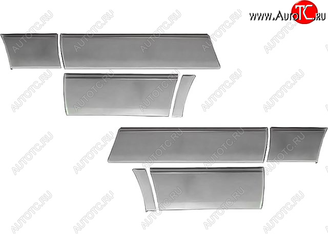 9 649 р. W124 МОЛДИНГ КУЗОВА Л+П (КОМПЛЕКТ) С ХРОМ МОЛДИНГ (8 шт) BODYPARTS md12490-545-n  с доставкой в г. Вологда
