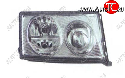 4 199 р. Левая фара BODYPARTS  Mercedes-Benz E-Class  W124 (1984-1993) седан дорестайлинг  с доставкой в г. Вологда