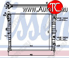 11 649 р. W163ML РАДИАТОР ОХЛАЖДЕН (NISSENS) (см.каталог) NISSENS md16397-910  с доставкой в г. Вологда