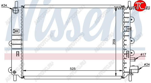 1 769 р. ESCORT (ESCORT 96-) РАДИАТОР ОХЛАЖДЕН (см.каталог) BODYPARTS fdesc90-914  с доставкой в г. Вологда