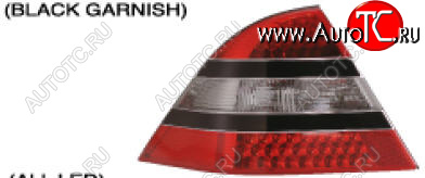 27 999 р. W220 ФОНАРЬ ЗАДН ВНЕШН Л+П (КОМПЛЕКТ) ДИЗАЙН W221 ПОЛНОСТЬЮ С ДИОД С ЧЕРН МОЛДИНГ КРАСН-ТОНИР EAGLE EYES md22098-741rt-n  с доставкой в г. Вологда
