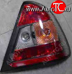 7 649 р. W202 ФОНАРЬ ЗАДН ВНЕШН Л+П (КОМПЛЕКТ) ТЮНИНГ ПРОЗРАЧ ХРУСТАЛ ТОНИР КРАСН-БЕЛ BODYPARTS md20293-743rw-n  с доставкой в г. Вологда