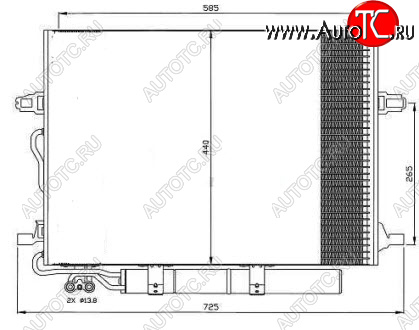 4 999 р. W211 (+W219 05-) КОНДЕНСАТОР КОНДИЦ (см.каталог) BODYPARTS md21102-931  с доставкой в г. Вологда