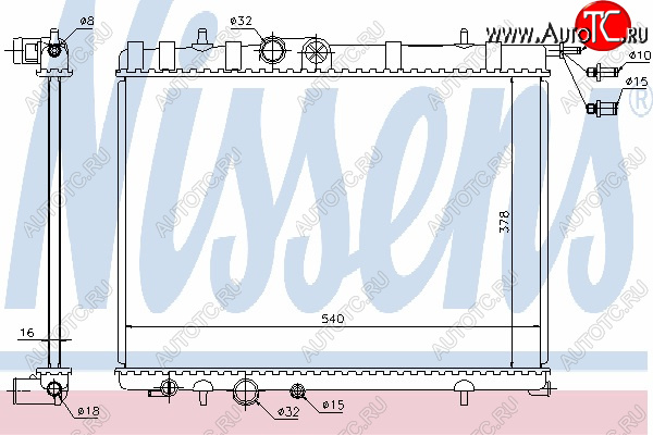 4 389 р. XSARA (+ C4 04-BERLINGOPARTENER 03-PG307 01-) РАДИАТОР ОХЛАЖДЕН BODYPARTS cnxsa00-911  с доставкой в г. Вологда
