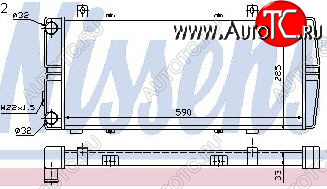 2 299 р. FELICIA РАДИАТОР ОХЛАЖДЕН MT 1.6 (см.каталог) BODYPARTS sdfel94-911  с доставкой в г. Вологда
