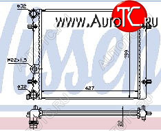 2 189 р. OCTAVIA (VW BORA 98-GOLF IV 97-SE TOLEDO 99-) РАДИАТОР ОХЛАЖДЕН (см.каталог) BODYPARTS sdoct96-911  с доставкой в г. Вологда