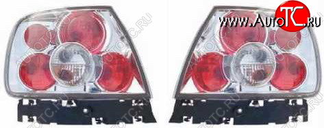 12 599 р. AUDI A4 ФОНАРЬ ЗАДН ВНЕШН Л+П (КОМПЛЕКТ) ТЮНИНГ (LEXUS ТИП) ПРОЗРАЧ ВНУТРИ ХРОМ BODYPARTS ai0a494-741h-n  с доставкой в г. Вологда