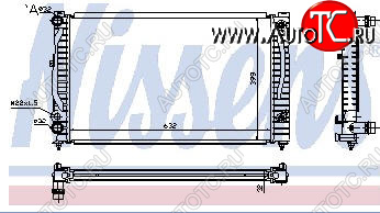 4 799 р. AUDI A4 (A6 97-PASSAT 96-) РАДИАТОР ОХЛАЖДЕН (см.каталог) BODYPARTS ai0a496-914  с доставкой в г. Вологда