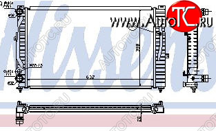 2 399 р. AUDI A4 (AI A6 97-PASSAT 96-) РАДИАТОР ОХЛАЖДЕН (см.каталог) BODYPARTS ai0a496-915  с доставкой в г. Вологда