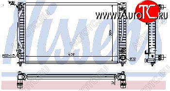 3 999 р. AUDI A4 (A6 97-PASSAT 96-) РАДИАТОР ОХЛАЖДЕН (см.каталог) BODYPARTS ai0a496-916  с доставкой в г. Вологда