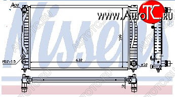 3 799 р. AUDI A4 (A6 97-04PASSAT 96-) РАДИАТОР ОХЛАЖДЕН (см.каталог) BODYPARTS ai0a496-917  с доставкой в г. Вологда