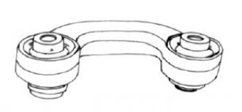 PASSAT {AI A4 94-01A6 94-Super B 02-} СТОЙКА СТАБИЛИЗАТОРА ПРАВ (Тайвань) SH vwpas97-840-r
