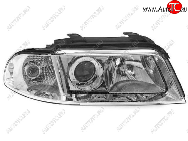 9 349 р. Правая фара (под корректор) DEPO Audi A4 B5 8D2 седан 2-ой рестайлинг (1999-2001)  с доставкой в г. Вологда