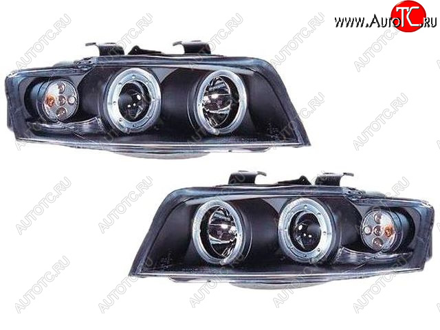 22 999 р. AUDI A4 ФАРА Л+П (КОМПЛЕКТ) ТЮНИНГ ЛИНЗОВАН С 2 СВЕТЯЩ ОБОДК (SONAR) ВНУТРИ ЧЕРН SONAR ai0a401-002b-n  с доставкой в г. Вологда