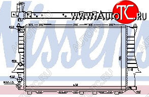 3 699 р. AUDI 100 (A6 94-) РАДИАТОР ОХЛАЖДЕН (см.каталог) BODYPARTS ai10090-913  с доставкой в г. Вологда
