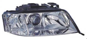 Правая фара (ксенон, под корректор) DEPO Audi A6  C5 (1997-2001) дорестайлинг, седан