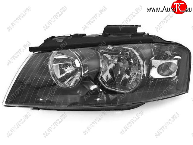 8 599 р. Левая фара (под корректор) DEPO  Audi A3  8P1 хэтчбэк 3 дв. (2003-2008) дорестайлинг, 1-ый рестайлинг  с доставкой в г. Вологда